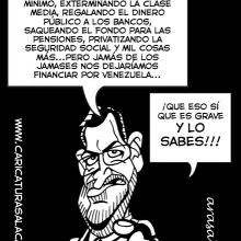 Humor gráfico sobre Rajoy y Cospedal
