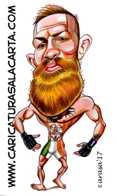 Caricaturas de famosos deportistas: Conor McGregor