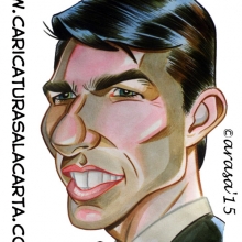 Caricaturas de famosos: Tom Cruise