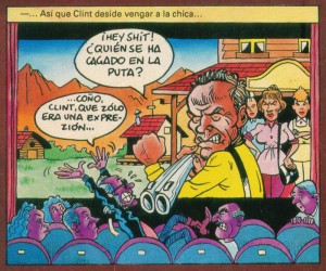 Caricaturas de famosos: Clint Eastwood Al Aataque
