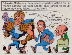 Caricaturas de famosos: Sylvester Stallone digital para Mortadelo