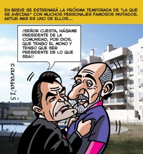 Humor gráfico sobre política con caricaturas: Artur Mas y la CUP