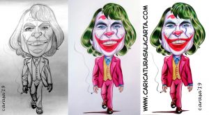 Así se ha creado en 3 fases la caricatura de Joaquin Phoenix como Joker
