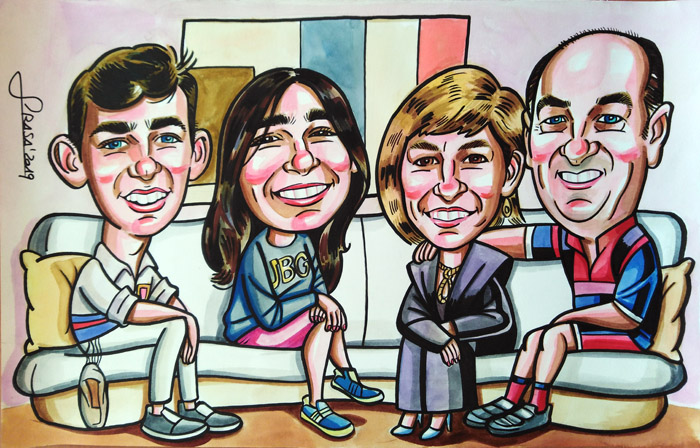Caricaturas para particulares en 1 hora: Julia
