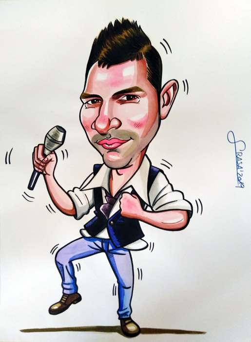 Caricaturas para particulares en 1 hora: Manoli