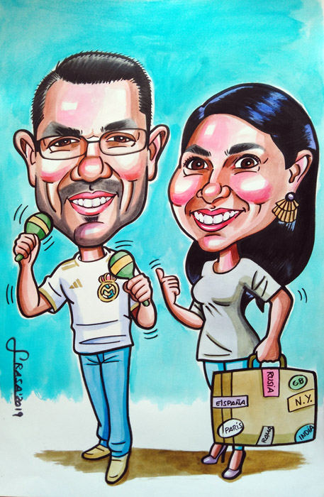 Caricaturas personalizadas online para regalos (Ana Maria)