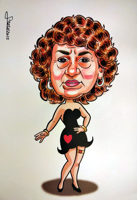 Caricatura de cine para Mercedes: Betty Boop