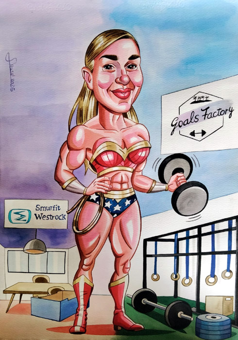 Caricatura para regalo de Léa