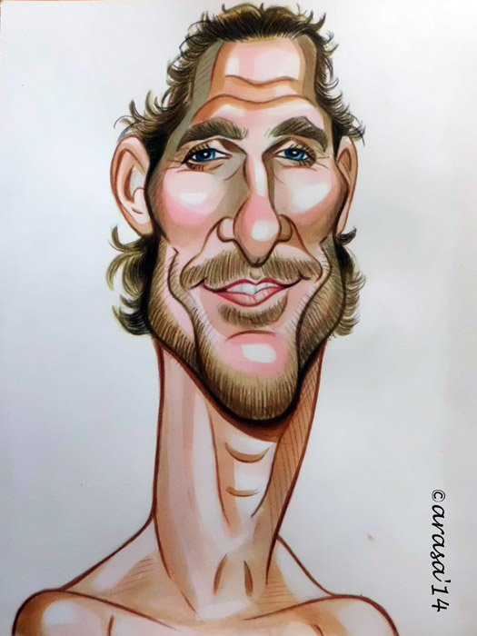 Caricatura de Matthew McConaughey