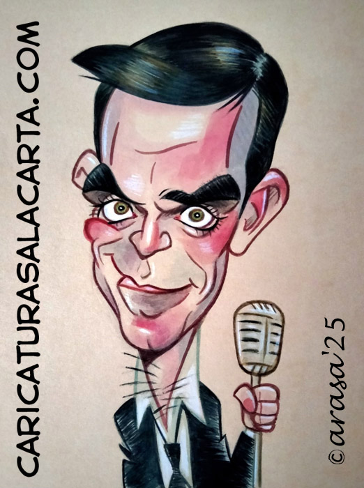 Caricaturas de famosos: Robbie Williams