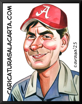 caricaturas-de-famosos-actores-caricatura-rapida-acuarela-lapiz-actor-charlie-sheen-dos-hombres-y-medio-series-television-marco Charlie Sheen se recupera en el año 2025