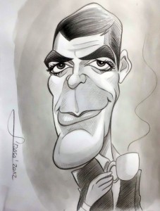 Caricatura George Clooney,