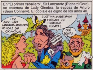 Viñeta Connery para Mortadelo