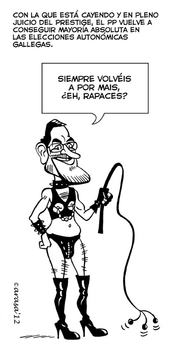 Humor gráfico, chistes políticos sobre Rajoy y las elecciones autonómicas 2012