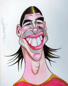 Caricatura de Sergio Ramos