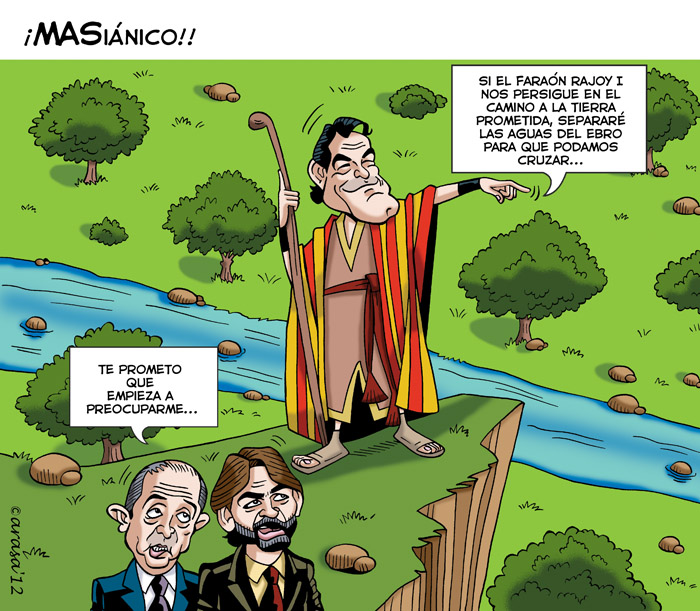 Humor grafico, chistes politicos sobre independencia de Catalunya
